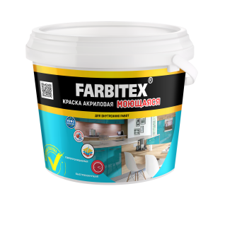 Краска акриловая моющаяся FARBITEX