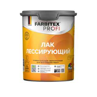 Лак для лессировки универсальный сверхпрочный FARBITEX PROFI