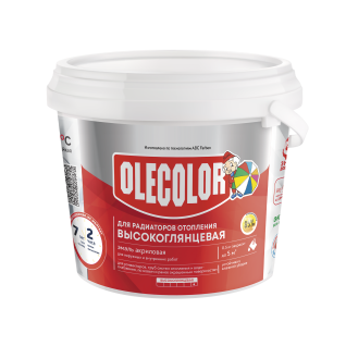 Эмаль акриловая для радиаторов отопления высокоглянцевая OLECOLOR