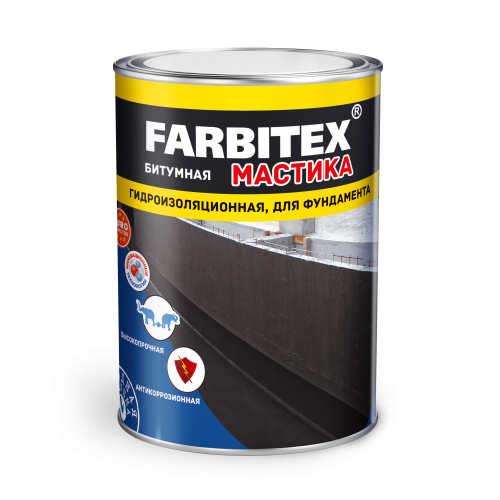 Мастика битумная гидроизоляционная FARBITEX