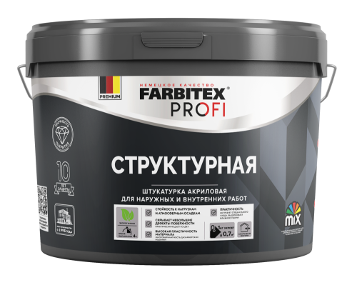 Штукатурка структурная FARBITEX PROFI