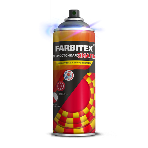 Эмаль акриловая термостойкая FARBITEX